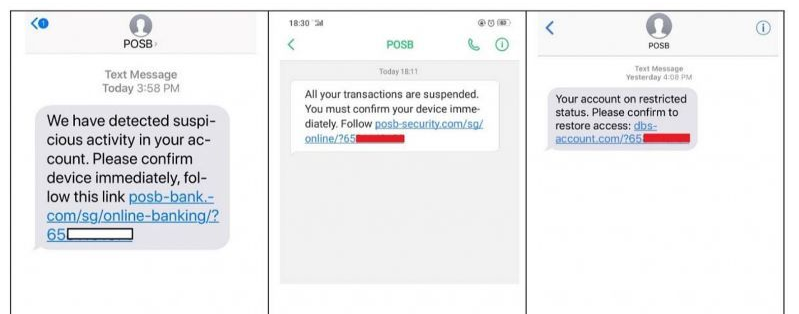 SMS Phishing Attempts Against DBS
